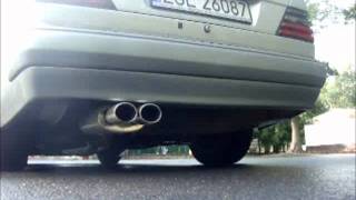 Mercedes W124 E500 Magnaflow Exhaust [upl. by Ailsa]