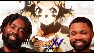 Symphogear XV Transformations  Reaction [upl. by Nomzaj]