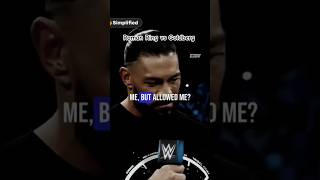 Roman Ring vs Goldberg WWE universe Championship Match wwe  romanrings reels sports shortvideo [upl. by Eelinnej350]