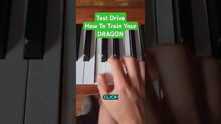 Test Drive  Piano Tutorial Easy  How to Train Your Dragon easypiano httyd testdrive tutorials [upl. by Nicky]