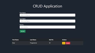 JavaScript CRUD Application  CRUD Operations With JavaScript [upl. by Sirromaj394]