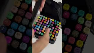 My new markers asmr asmrvideo coloring coloringasmr coloringbook coloringpages unpacking [upl. by Wayland]