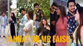 Trending viral tik tok video Jannat zubair and Mr Faisu 2020 lockdown में दोनों क्या कर रहे हैं [upl. by Ahsirat]