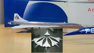 Extremely detailed JC Wings 1200 Pepsi and American airlines Concorde review [upl. by Tedi]