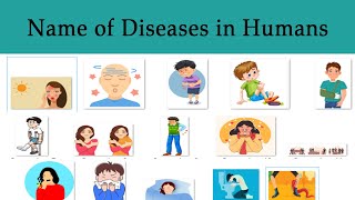 List of Most Common Diseases Vocabulary In English  Name of Diseases in Humans [upl. by Anayia]