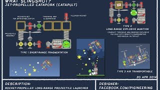 Bad Piggies Jet Propelled Catapork Catapult [upl. by Ayihsa564]