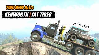 Snowrunner Kenworth W990 and JAT Tire Pack DLCs review [upl. by Marty848]