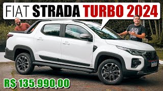 FIAT STRADA ULTRA TURBO 2024 tudo sobre a picape que quer ser melhor que a Montana [upl. by Ailito134]