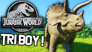 LES TRICÉRATOPS ARRIVENT AU PARC   Jurassic World Evolution 2 [upl. by Nannie63]