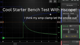 Made a simple starter bench test Spent more time testing my test equipment What do you think [upl. by Quigley]