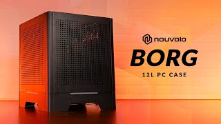 Nouvolo Borg review  Cube itx Mini Pc Case [upl. by Ulyram]