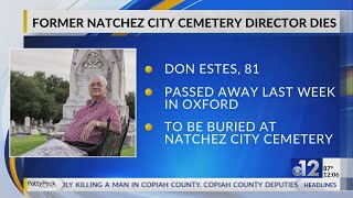 Former Natchez City Cemetery director dies [upl. by Eahs]