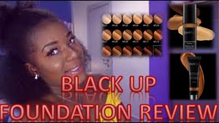 UPDATED Black up Foundation Review and Try on [upl. by Leesa]