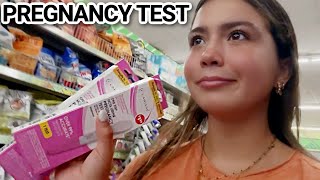 PREGNANCY TEST 😩🙈😩  VLOG1918 [upl. by Herrod]