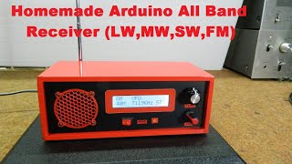 Homemade ArduinoSi4730 All band receiverLWMW SWFM [upl. by Guss]