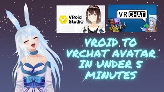 How to upload your Vroid VRM Model to VRChat in under 5 minutes [upl. by Ayyn195]