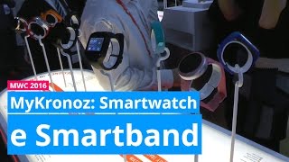 MyKronoz smartwatch e smartband per tutti dal vivo al MWC  Hardware Upgrade [upl. by Assilav]