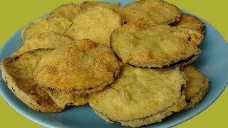 BERENJENAS FRITAS TRUCO PARA QUE QUEDEN MUY CRUJIENTES  RECETA FÁCIL [upl. by Mabelle]