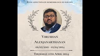 VIRUSHAN ALEXJANARTHANAN [upl. by Nnaerb]