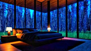 Rain Sleep ASMRTropical Storm Window with Rain amp Thunder Relaxation Meditation and Sleep Soundly [upl. by Eloc772]