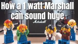 How big can a 1 watt Marshall micro amp to sound [upl. by Brill]