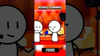 Diferencias entre Mujeres VS Hombres animacion memes animaciones comedia flipaclip [upl. by Zizaludba]