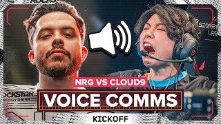 HOW IT SOUNDS TO IGL YOUR WAY TO PLAYOFFS  NRG vs Cloud9 Voice Comms  VCT Americas Kickoff 2024 [upl. by Oderfliw]