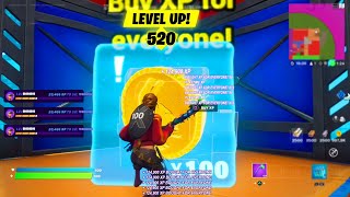 UNLIMITED XP GLITCH IN FORTNITE CHAPTER 3 100000 XP per Minute [upl. by Leifeste801]