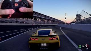 Project CARS 2 Build 741 WIP  Chevrolet Corvette C7  Indy GP  Gamepad driving [upl. by Nnaaras81]