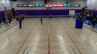 RSEQ D1 Volleyball Masculin 🏐 DF SaintJérôme v Limoilou 20230225 [upl. by Bowden]