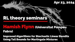 RL theory seminar 2024 Hamish Flynn Apr 23 [upl. by Perni]