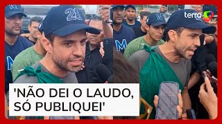 Marçal se pronuncia sobre indício de falsificação de suposto laudo sobre Boulos Não tenho ligação [upl. by Einaled]