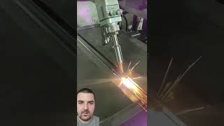 Automatic welding process of metal oval frame [upl. by Arly217]