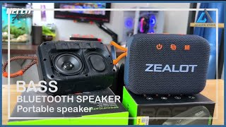 ZEALOT S75 BASS WITRELES PORTABLE SPEAKER  BLUETOOTH SPEAKER ZEALOT S75 [upl. by Analrahc743]