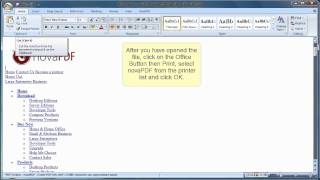 Convert mht to pdf from Microsoft Word [upl. by Ydna]