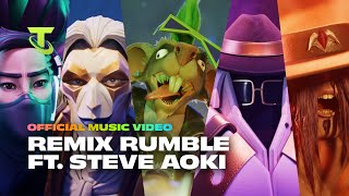 REMIX RUMBLE ft Steve Aoki Official Music Video  Teamfight Tactics [upl. by Thorfinn]