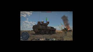 Controlled airspace warthunder gaming multiplayer teamwork tanks stryker spaa doublekill [upl. by Anilesor]