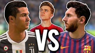 MESSI vs RONALDO Battle  FIFA 19 [upl. by Lladnek182]