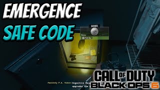 Emergence Safe Location amp Radio Code Solution  Call of Duty Black Ops 6 [upl. by Suirtimid]