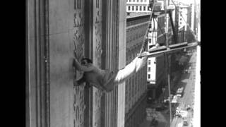 Harold Lloyd in Feet First 1930  The Climbing Scene Part 2 [upl. by Belier]