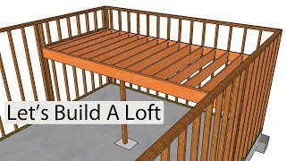 How to Frame and Build a Loft – Home Design Examples [upl. by Mehsah]