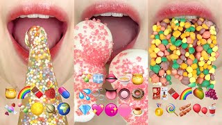 asmr 2HOUR EMOJI FOOD CHALLENGE DESSERT MUKBANG SATISFYING amp RELAXING 틱톡 2시간 이모지 모음집 eating sounds [upl. by Hutt280]