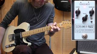 Cusack Screamer Fuzz SF2  Haar guitars Demo [upl. by Ahsha]