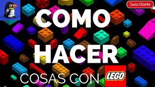 Como hacer cosas fáciles con pocas piezas lego [upl. by Ide408]