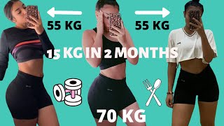 HOW I LOST 15 KG IN 2 MONTHS  tips amp tricks  KESIA NABI [upl. by Merth367]