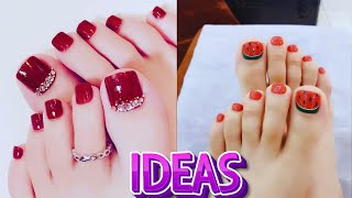 👣 Tendencias de Uñas para Pies Diseño y Pedicure  Nailsuper ⭐ [upl. by Jerad]