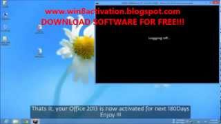 NEW Free Microsoft Office 2013 KMS Activator v11 x64 amp x32bit [upl. by Elamef550]