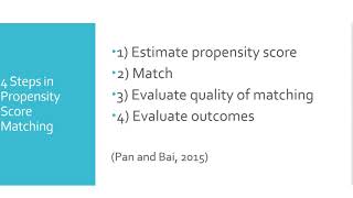 Propensity Score Matching  A Quick Introduction [upl. by Retsam]