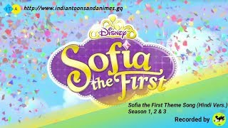 Sofia the First Theme Hindi Vers Season 1 2 amp 3 with Lyrics [upl. by Euginomod]