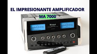 El impresionante amplificador Mcintosh MA7000 Una obra de arte [upl. by Ashti72]